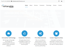 Tablet Screenshot of extensibleitsolutions.com
